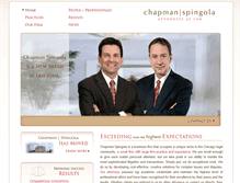 Tablet Screenshot of chapmanspingola.com